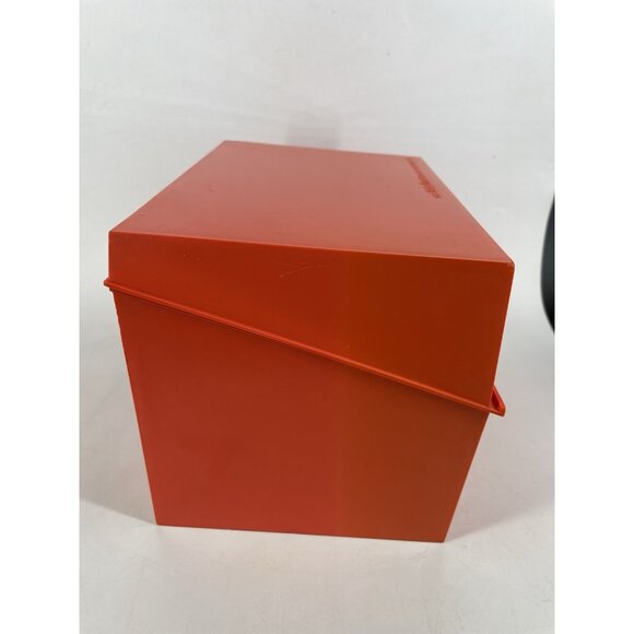 Betty Crocker Recipe Card Library Red/Orange Box 70's Vng Retro - Picture 4 of 16